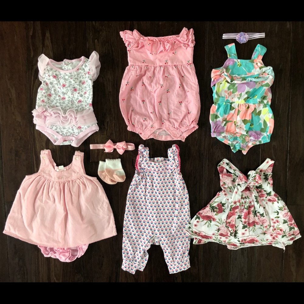 3 month baby girl set